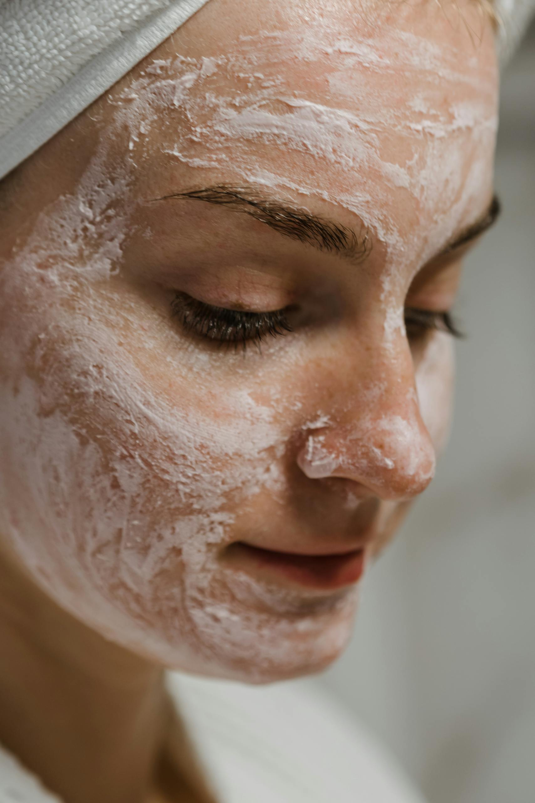 A Woman With Homemade Clay Face Mask